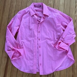 Zara Pink Button-Down Shirt